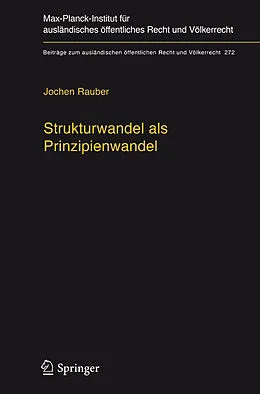 E-Book (pdf) Strukturwandel als Prinzipienwandel von Jochen Rauber
