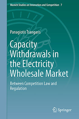 Fester Einband Capacity Withdrawals in the Electricity Wholesale Market von Panagiotis Tsangaris