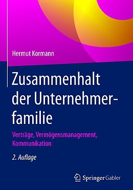 E-Book (pdf) Zusammenhalt der Unternehmerfamilie von Hermut Kormann