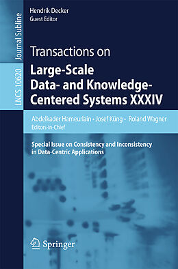 Kartonierter Einband Transactions on Large-Scale Data- and Knowledge-Centered Systems XXXIV von 
