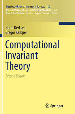 Kartonierter Einband Computational Invariant Theory von Gregor Kemper, Harm Derksen