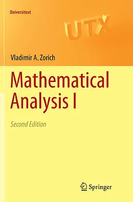 Kartonierter Einband Mathematical Analysis I von V. A. Zorich