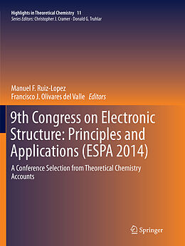 Couverture cartonnée 9th Congress on Electronic Structure: Principles and Applications (ESPA 2014) de 
