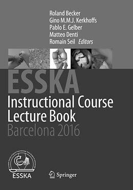 Couverture cartonnée ESSKA Instructional Course Lecture Book de 