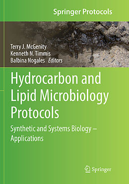 Couverture cartonnée Hydrocarbon and Lipid Microbiology Protocols de 