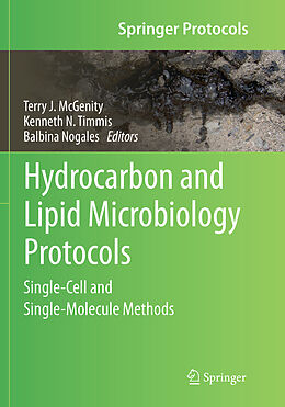 Couverture cartonnée Hydrocarbon and Lipid Microbiology Protocols de 