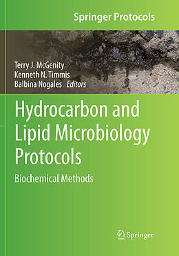 Couverture cartonnée Hydrocarbon and Lipid Microbiology Protocols de 