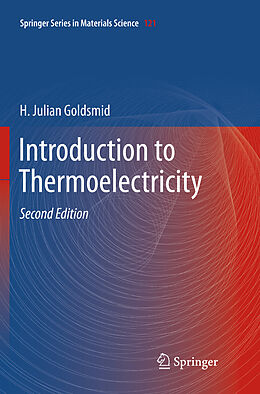 Couverture cartonnée Introduction to Thermoelectricity de H. Julian Goldsmid