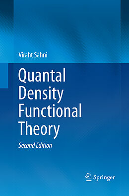 Couverture cartonnée Quantal Density Functional Theory de Viraht Sahni