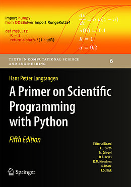 Couverture cartonnée A Primer on Scientific Programming with Python de Hans Petter Langtangen