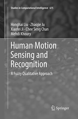 Couverture cartonnée Human Motion Sensing and Recognition de Honghai Liu, Zhaojie Ju, Mehdi Khoury