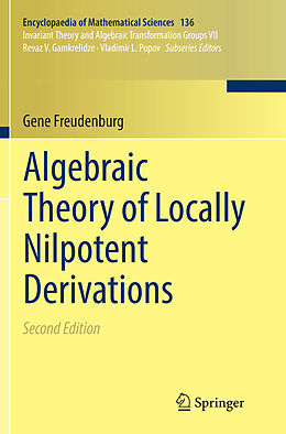 Kartonierter Einband Algebraic Theory of Locally Nilpotent Derivations von Gene Freudenburg