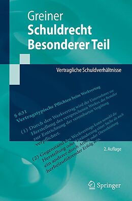 E-Book (pdf) Schuldrecht Besonderer Teil von Stefan Greiner