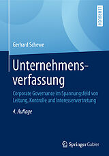 Fester Einband Unternehmensverfassung von Gerhard Schewe
