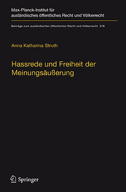 E-Book (pdf) Hassrede und Freiheit der Meinungsäußerung von Anna Katharina Struth