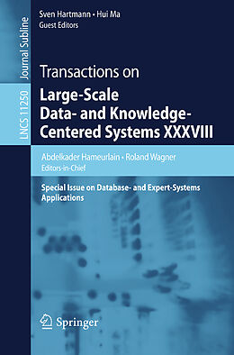 Kartonierter Einband Transactions on Large-Scale Data- and Knowledge-Centered Systems XXXVIII von 