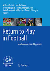 Couverture cartonnée Return to Play in Football de 