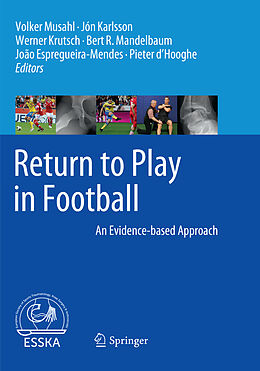 Couverture cartonnée Return to Play in Football de 