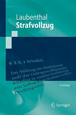 E-Book (pdf) Strafvollzug von Klaus Laubenthal