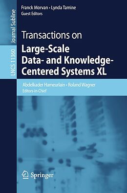 E-Book (pdf) Transactions on Large-Scale Data- and Knowledge-Centered Systems XL von 