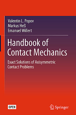 Fester Einband Handbook of Contact Mechanics von Valentin L. Popov, Emanuel Willert, Markus Heß