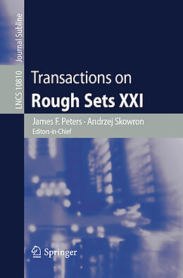 Kartonierter Einband Transactions on Rough Sets XXI von 