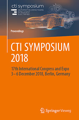 Couverture cartonnée CTI SYMPOSIUM 2018 de 