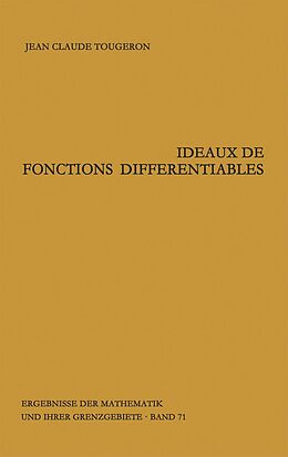 eBook (pdf) Ideaux de fonctions différentiables de Jean-Claude Tougeron