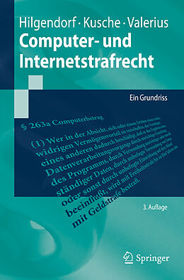 Kartonierter Einband Computer- und Internetstrafrecht von Eric Hilgendorf, Carsten Kusche, Brian Valerius