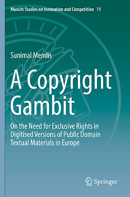 Fester Einband A Copyright Gambit von Sunimal Mendis