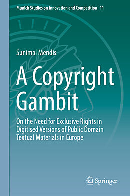 Kartonierter Einband A Copyright Gambit von Sunimal Mendis