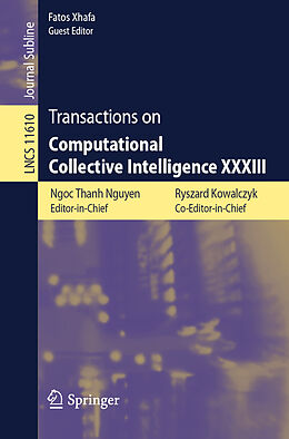 Kartonierter Einband Transactions on Computational Collective Intelligence XXXIII von 