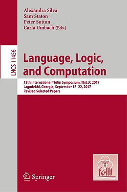 E-Book (pdf) Language, Logic, and Computation von 