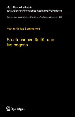 E-Book (pdf) Staatensouveränität und ius cogens von Martin Philipp Sommerfeld