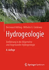 Kartonierter Einband Hydrogeologie von Bernward Hölting, Wilhelm G. Coldewey