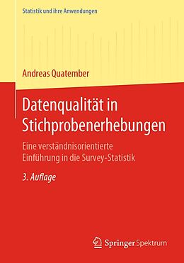 E-Book (pdf) Datenqualität in Stichprobenerhebungen von Andreas Quatember