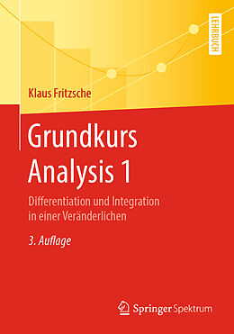 Kartonierter Einband Grundkurs Analysis 1 von Klaus Fritzsche