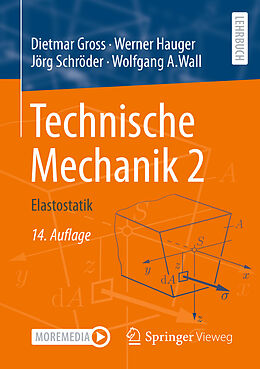 Couverture cartonnée Technische Mechanik 2 de Dietmar Gross, Werner Hauger, Jörg Schröder