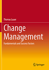 Couverture cartonnée Change Management de Thomas Lauer