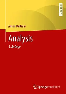 E-Book (pdf) Analysis von Anton Deitmar