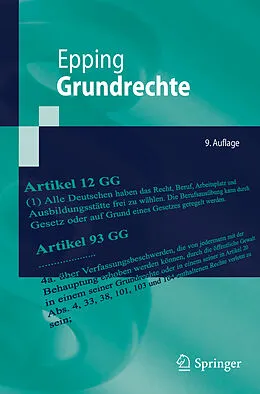 E-Book (pdf) Grundrechte von Volker Epping