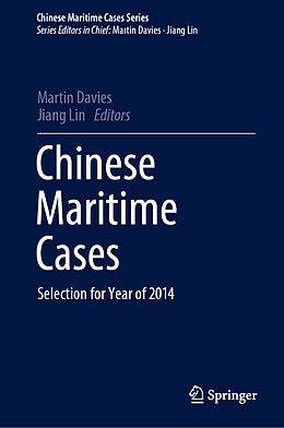 Livre Relié Chinese Maritime Cases de 