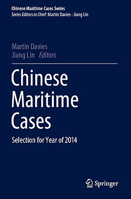 Couverture cartonnée Chinese Maritime Cases de 