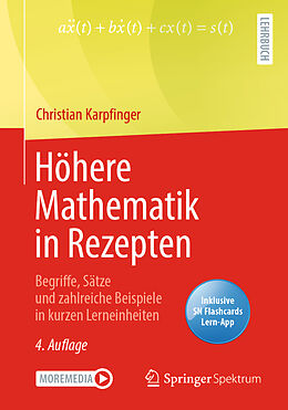 E-Book (pdf) Höhere Mathematik in Rezepten von Christian Karpfinger