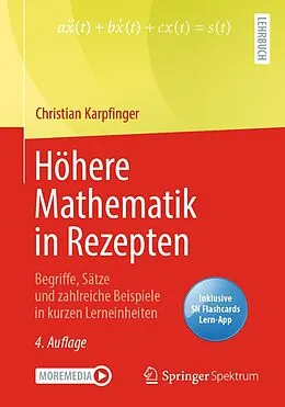 E-Book (pdf) Höhere Mathematik in Rezepten von Christian Karpfinger