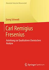 Kartonierter Einband Carl Remigius Fresenius von Georg Schwedt