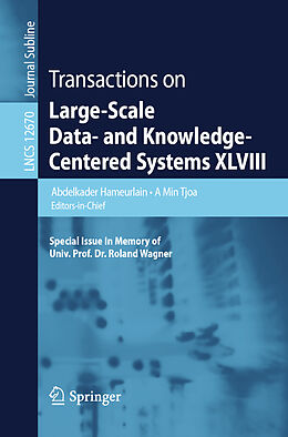 Kartonierter Einband Transactions on Large-Scale Data- and Knowledge-Centered Systems XLVIII von 