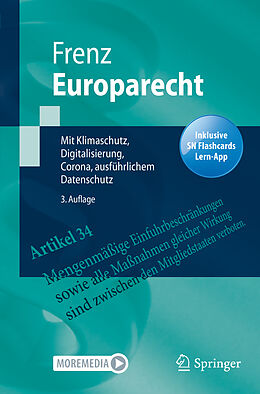Set mit div. Artikeln (Set) Europarecht von Walter Frenz