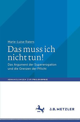 E-Book (pdf) Das muss ich nicht tun! von Marie-Luise Raters