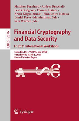 Kartonierter Einband Financial Cryptography and Data Security. FC 2021 International Workshops von 